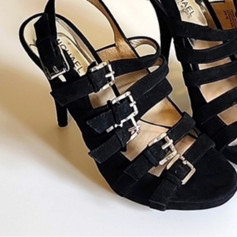 Michael Michael Kors, black heels with buckles